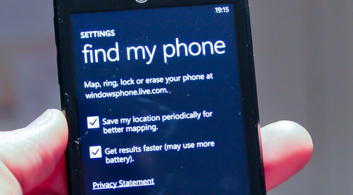 Windows phone tips: Turn on “Find My Phone” option